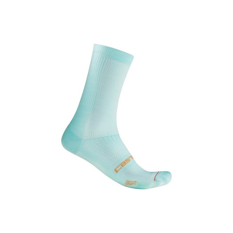 CASTELLI Espresso 18 Sock, Pool Blue, L/XL