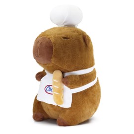 TXDRRA Cute Capybara Soft Plush Animal Toys, Capybara Stuffed Aniamls Toys for Girls Kids Adults Birthdays Valentines Gift (Chef Kapibala)