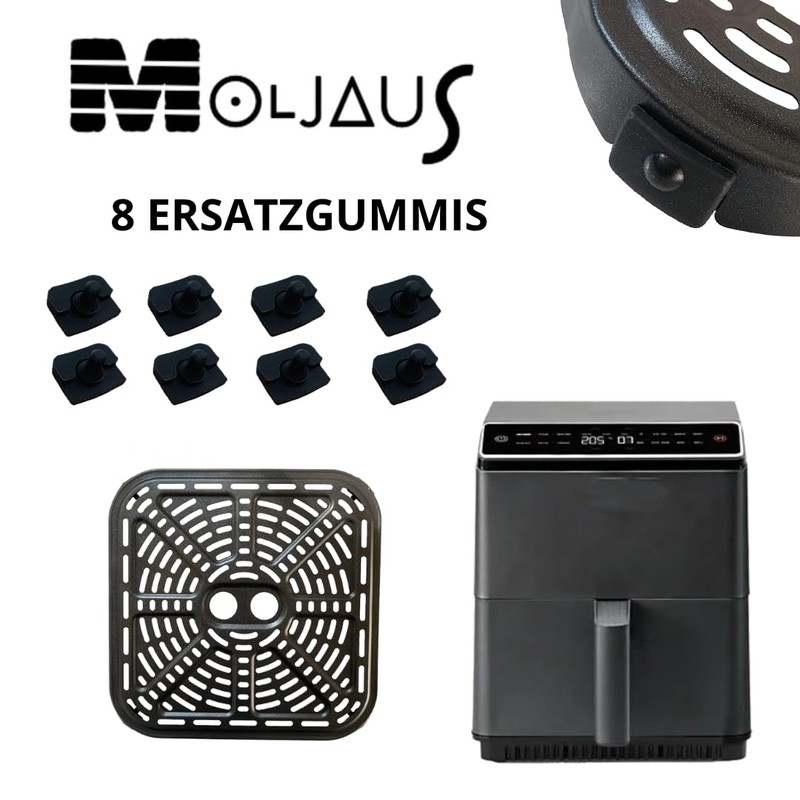 8 Replacement Rubber Bands for Air Fryer Compatible with Cosori