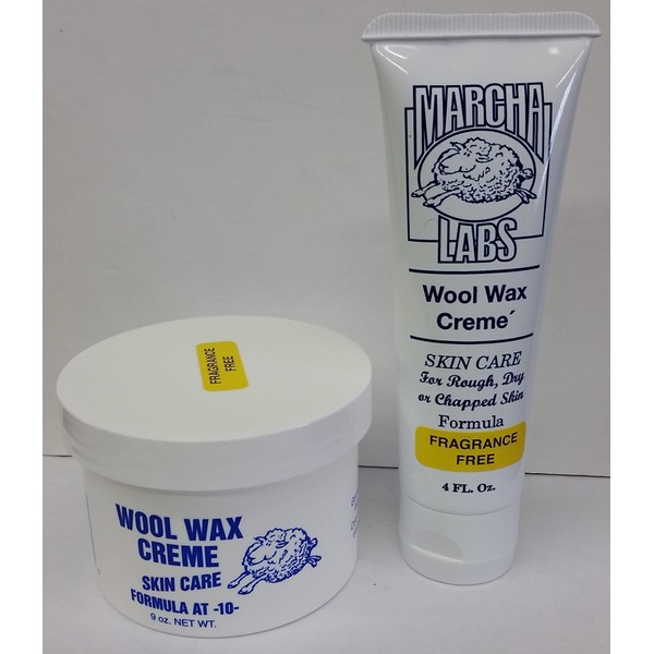 Wool Wax Creme Skin Care Fragrance Free Combo pack (9 oz./4 oz.)