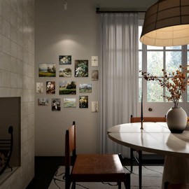 Leadeeds Art Acoustic Wall Panels Sound Absorbing - Farmhouse Vintage Wall Art for Living Room, Office, Bedroom - Self Adhesive Acoustic Panels for Wall, Stylish & Easy-to-Install Soundproof Solution