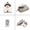 Zinc Alloy Vacant/Occupied Bathroom Lock - Privacy Indicator Bolt for