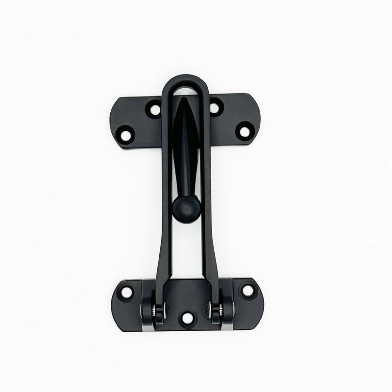 Hinged Bar Lock for Swing-in Doors, Door Latch Lock Chain