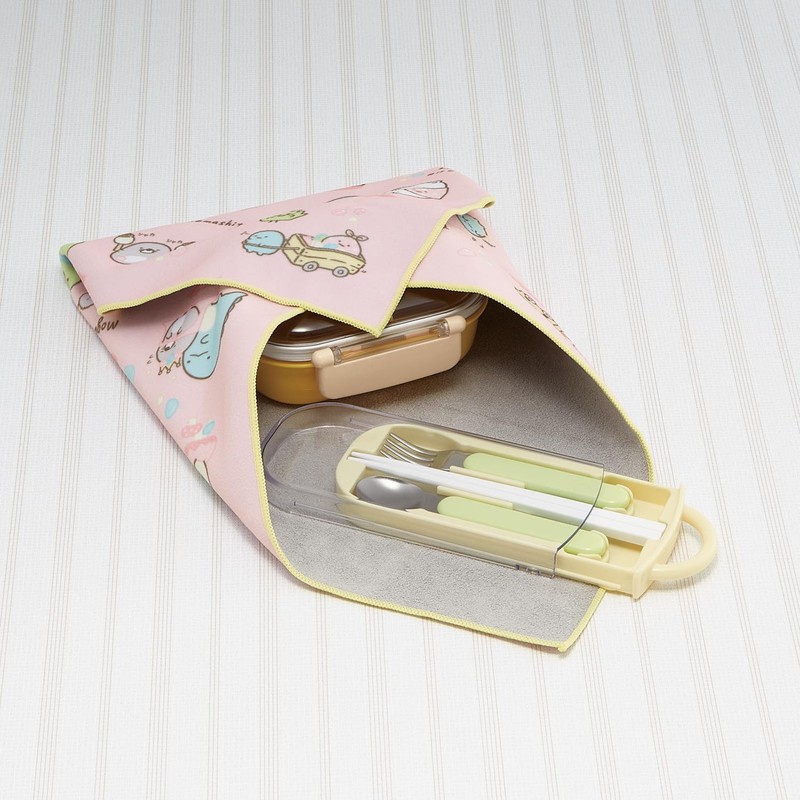 Skater KBST43 Sticky Lunch Cloth, Easy to Ties, Sumikko Gurashi,