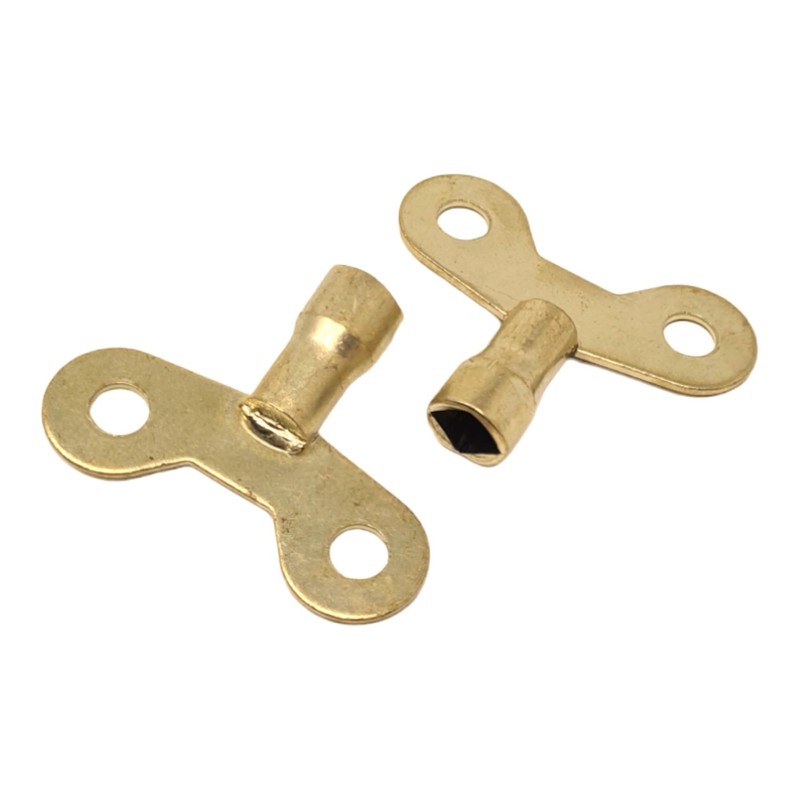 fiXte Wide Radiator Plumbing Bleed Bleeding Key Keys Brass Vent