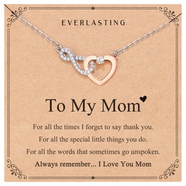 Shonyin Mom Christmas Gifts, Gifts for Mom Mothers Gifts, Christmas Birthday Mothers Day Valentines Day Gifts for Moms Necklace from Daughter Son Stocking Stuffers for Women Adults 2024