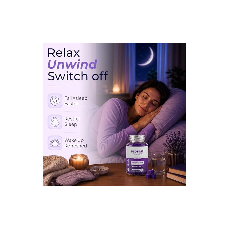 Sleep Gummies for Adults | Bedtime Formula with Magnesium Glycinate