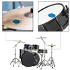 12 Pack Drum Mute Pad Drum Muffler Transparent Soft Drum