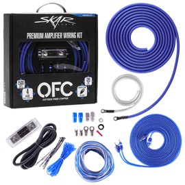 Skar Audio 4 Gauge OFC Complete Amplifier Installation Wiring Kit, SKAR4ANL-OFC
