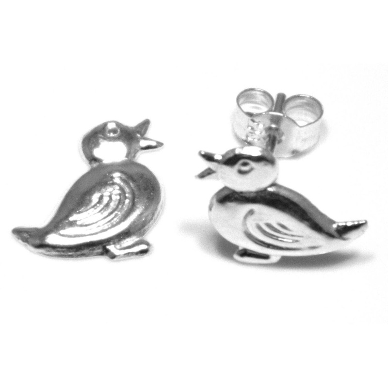 Arranview Jewellery Duck Stud Earring - 925 Sterling Silver