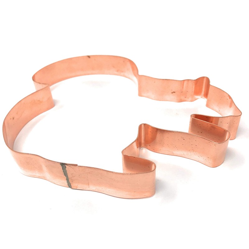 Jumbo Sitting Squirrel Copper Cookie Cutter