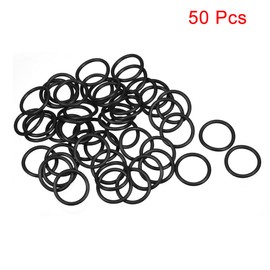 sourcingmap Nitrile Rubber O-Rings 22mm OD 18mm ID 2mm Width, Metric Sealing Gasket for Automotive Machine Plumbing, Pack of 50