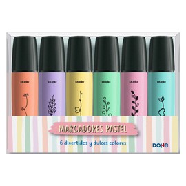 DOHE Pastel Highlighters - Pack of 6