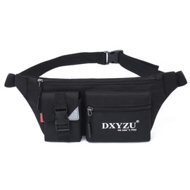 FANDARE Chest Bag Men's Bum Bag Women's Waist Bag Sling Bag Shoulder Bag Sports Bag for Outdoor Travel Hiking Jogging Daypacks, black