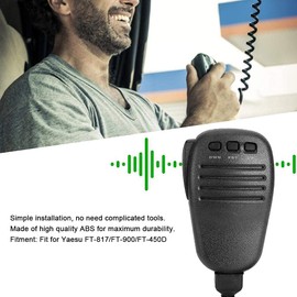 MH-31A8J Handheld Microphone Speaker Two Way Radio for Yaesu FT-817/ FT-900/ FT-450D