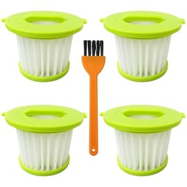 WELURE 4Pcs Vacuum Filter Replacement for Ryobi ONE+ 18V Handheld Vacuum Models PCL700 PCL704 PCL705, Also Fit HART 20-Volt Hand Vacuum HPHV34, Part # A32F05N A32HF00 HAHV33