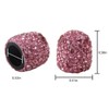 JRSHOME 8X New Upgraded Universal Handmade Diamond Crystal Valve Cap