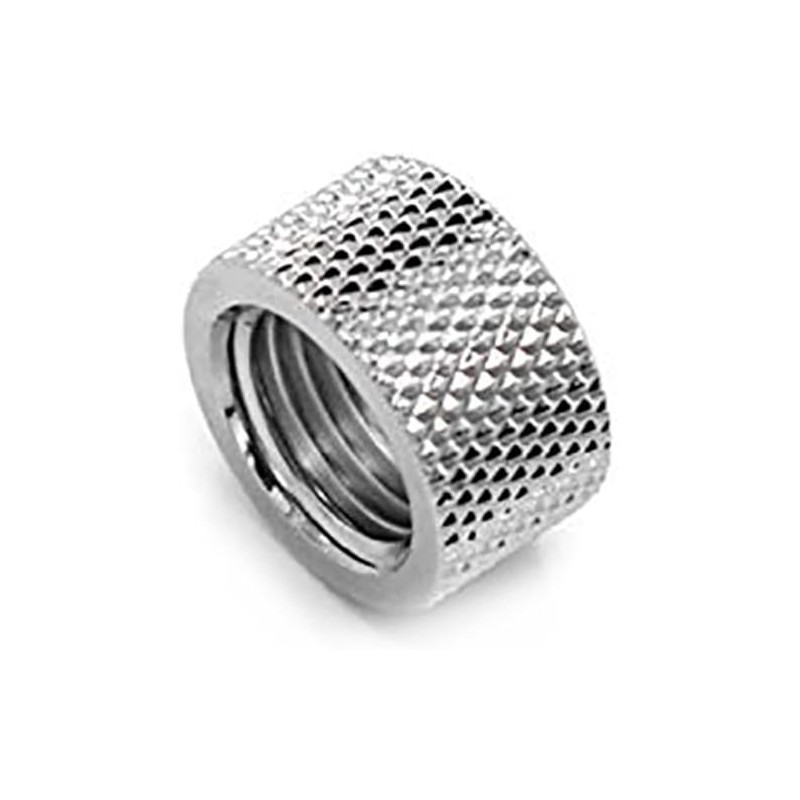 Barrow G1/4" Female to Female Extender Fitting, 10.5mm, Silver Shiny