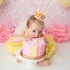 HUHJRUAR Boho Sun 1st Birthday Crown Hat - One Year