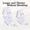 32 Upgraded Tablecloth Clips,Thicker Wider Clear Tablecloth Clips,Plastic Table Cloth