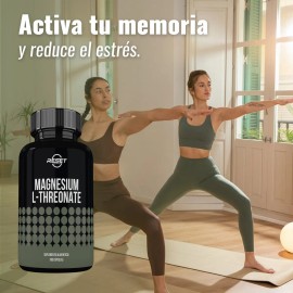 Reset Nutrition Magnesio L-treonato Memoria Estrés 180 Cáps Sabor Sin sabor