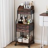 HapiRm Floor Makeup Organizer Storage - Vanity Skincare Make Up