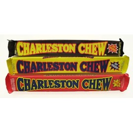 Chew Candy Bars Classic Chewy Nougat Chocolate Nostalgic Retro Candy Treat Individually Wrapped Bars (Pack of 9, Mix-Flavour)