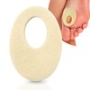Oval Shaped Felt Callus Protective Pads - Adhesive Foot Pads