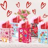ORNACELE 24pcs Valentine’s Day Gift Bags with 24 sheet Red