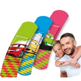 Lifemed GmbH Plaster Strips Cars 6 cm x 1.7 cm 10 Pieces