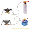 3-Core Burner Camping Stove 6800W Hiking Gas Stove Propane Butane