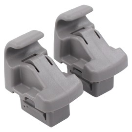 MOTOKU Set of 2 Grey Sunvisor Sun Visor Holder Clips for Subaru Ascent 2019-2022 Crosstrek 2013-2017 Impreza 2008-2016 Legacy Outback 2010-2022