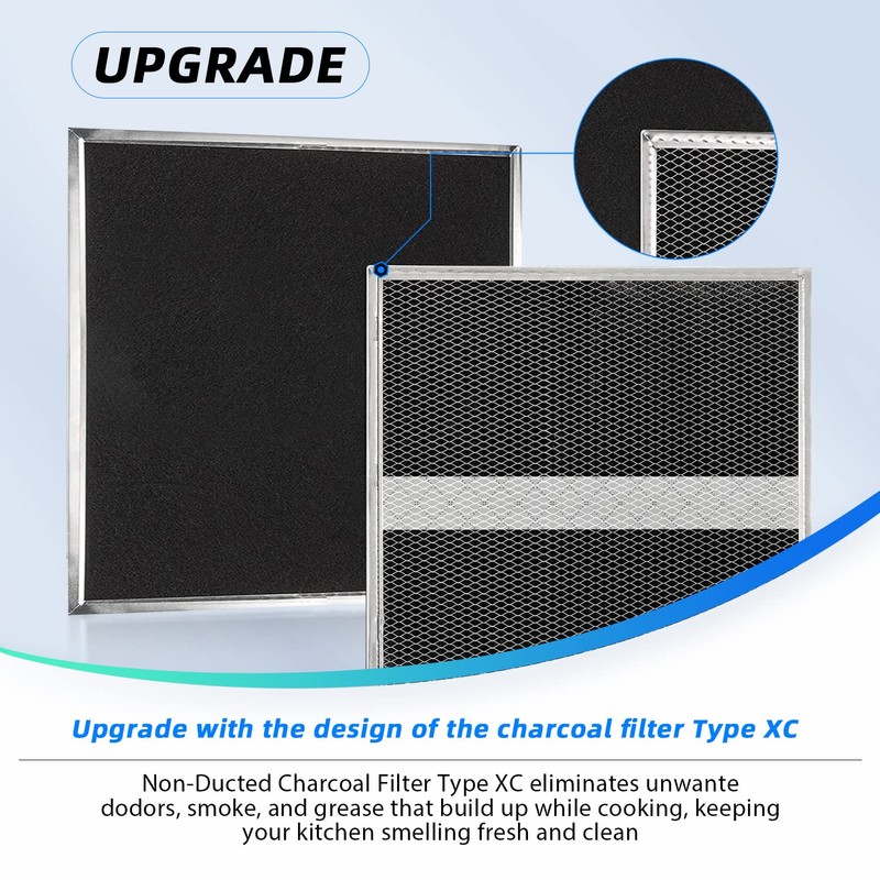 HPF30 Non-Ducted Charcoal Filter Kit for Broan NuTone Range Hood