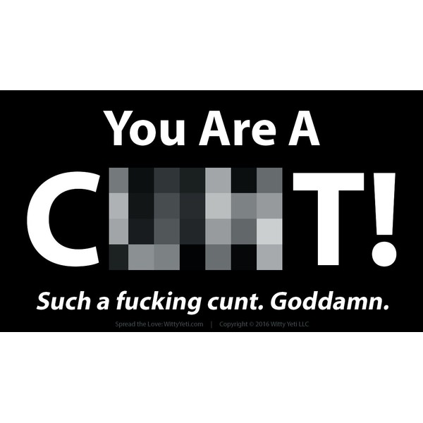 Witty Yeti’s You Are a DK Offensive Business Card 25