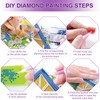 ARTopet Diamond Art Painting Multi-Grid Storage Box DIY Wooden Moon