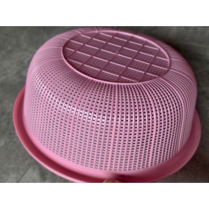 4 pcs Plastic Wash Basket Round Perforated Colander Wash Vegetables