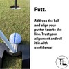 Kaluza TrueLine® Golf Alignment Ball Marker – Putting Aid –