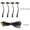 Unbranded 4X Raptor Style Amber LED Lamp Front Grill Light
