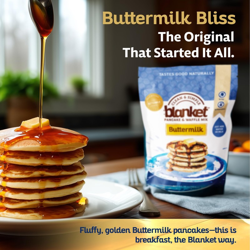 Blanket Pancakes and Waffle Mix – Buttermilk Flavored – Just