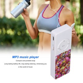 MP3 Player, School Gift for Kids, Portable MP3 Player HiFi Lossless Slim Classic Sensitive Touch Buttons Pocket Music Player for Sports Running Super Light(D1)