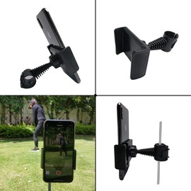 Chikoni Golf Phone Holder Clip, Black, 3.38in x 3.22in x 1.65in, Compatible with Smartphones