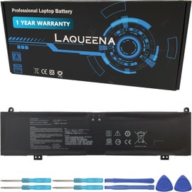 LAQUEENA C41N2013 Laptop Battery Compatible with Asus Rog Strix G15 G513 G513R G513IR G513IM G513QM G513QR G513QY Series C41N2013-1 0B200-03880000 0B200-03880100 0B200-03880200 4-Cell 15.4V 90Wh
