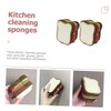 KICHOUSE 2 Pack Dish Scrubber Sponge Kitchen Sponges for Cleaning