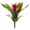 Nearly Natural 10” Bromeliad Artificial Flower Stem, Set of 6,