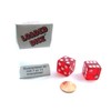 Koplow Games 1 X Transparent Loaded Dice (2)