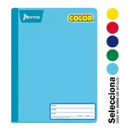Norma 2 Cuadernos Profesional Cuadro Grande 7m Cosido Norma Colors