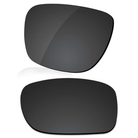 LenzReborn Polarized Lens Replacement for Oakley Turbine OO9263 Sunglass - Dark Black - Polarized