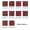 SPEEDWOX 100pcs 3-1/8 Inch 80mm Triangle Sanding Pads Assorted 40/60/80/120/180/240/400/600/800/1000