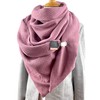 Double Stitched Muslin XXL Triangular Scarf, Tuecherfee Wrap Scarf, Beautiful