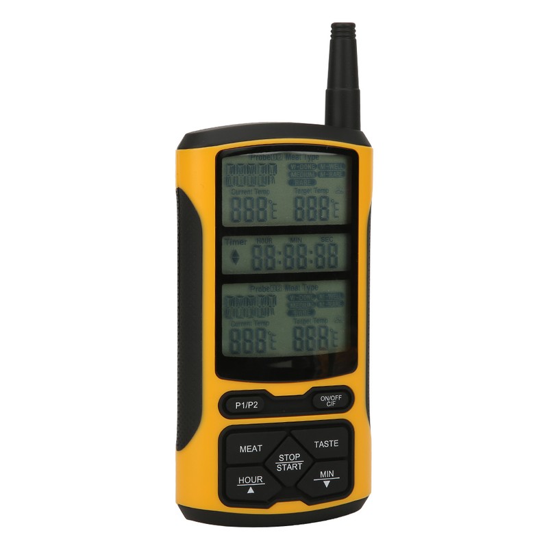 Dual Probe Wireless Transmission BBQ Thermometer Food Thermometer Kitchen Cooking